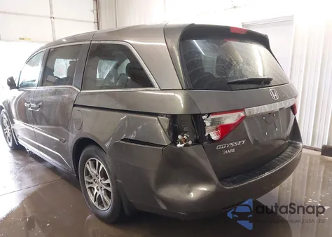 2011 Honda Odyssey Ex-L from USA, damaged, VIN 5FNRL5H62BB096853